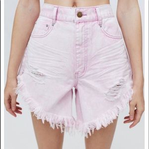 BDG NWT light pink denim shorts
